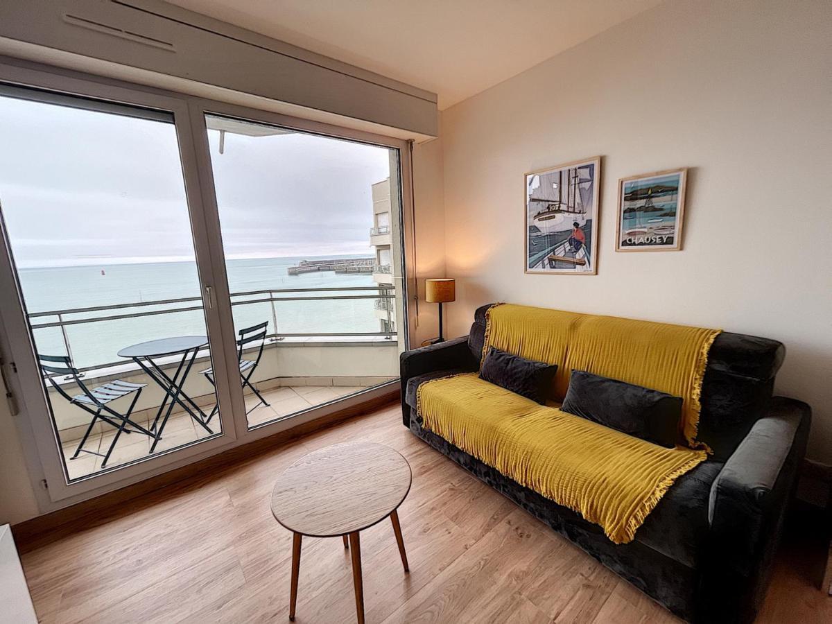 Charmant T2 En Front De Mer, 4 Pers., Ascenseur, Garage, Wi-Fi - Fr-1-361-383 Granville Dış mekan fotoğraf